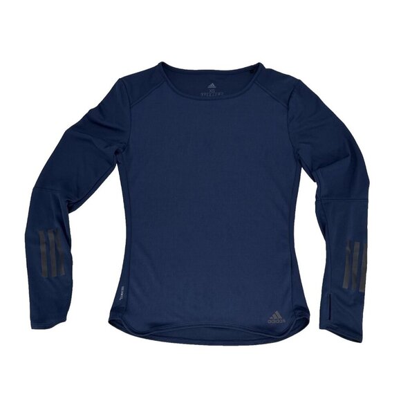 Adidas Size S Womens ClimaCool Energy Running Blue Athletic Top 7W414 - Picture 1 of 6